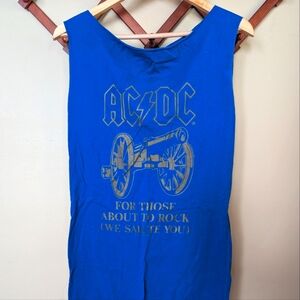 nwt ✨ lf lamis khamis ac/dc t-shirt dress ooak